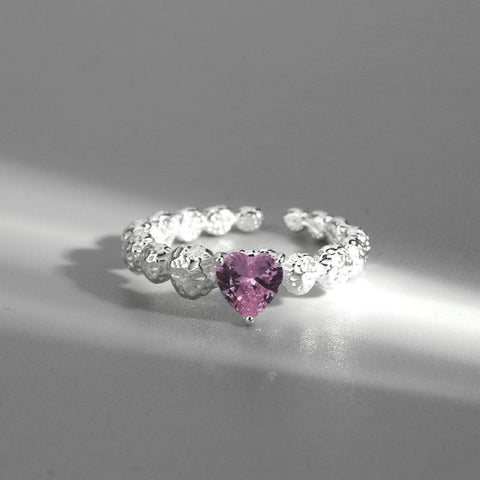 Pink Heart Ring