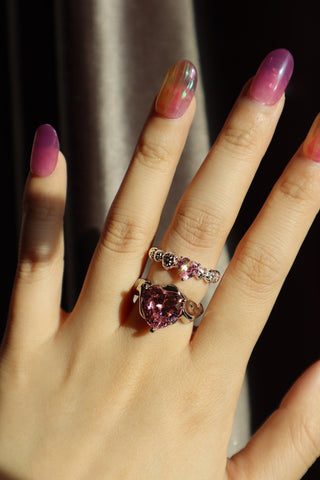 Pink Heart Ring