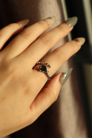 Black Heart Ring