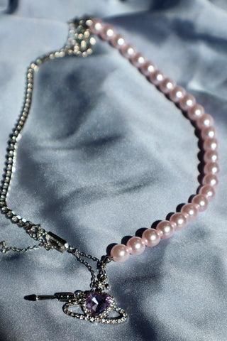 Pink Pearl Necklace